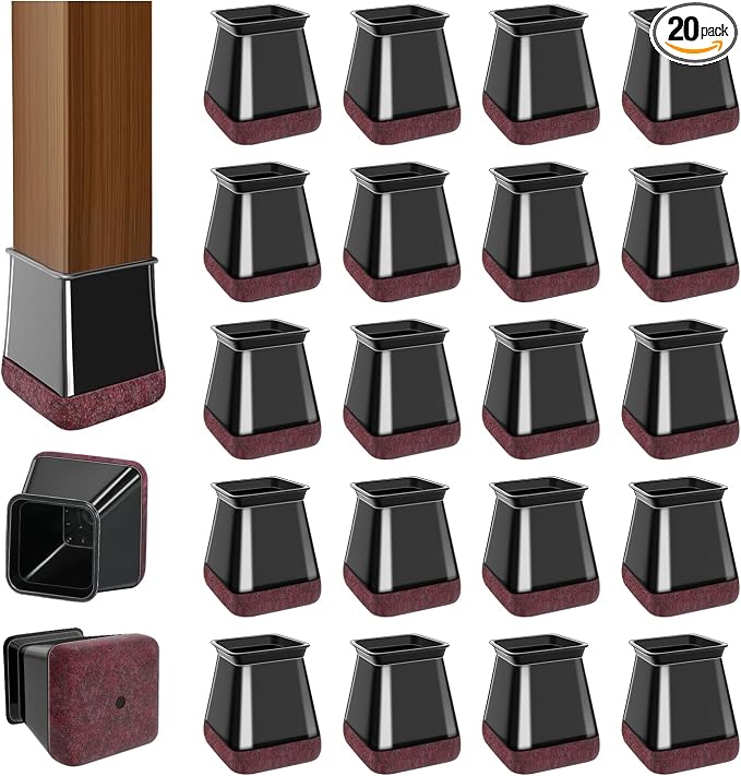 20 Pcs Chair Leg Floor Protectors by OCONDA