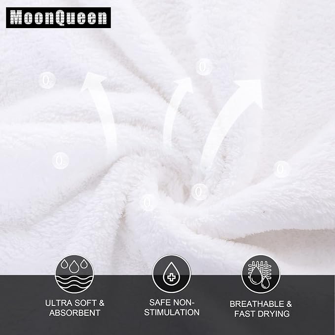 MOONQUEEN Ultra Soft Premium Washcloths Set - Image 2