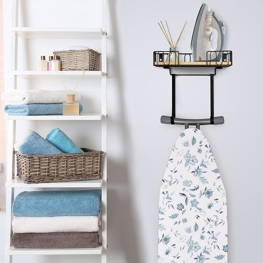 TJ.MOREE Ironing Board Hanger Metal Wall Mount Iron and Ironing Board Holder - Image 2