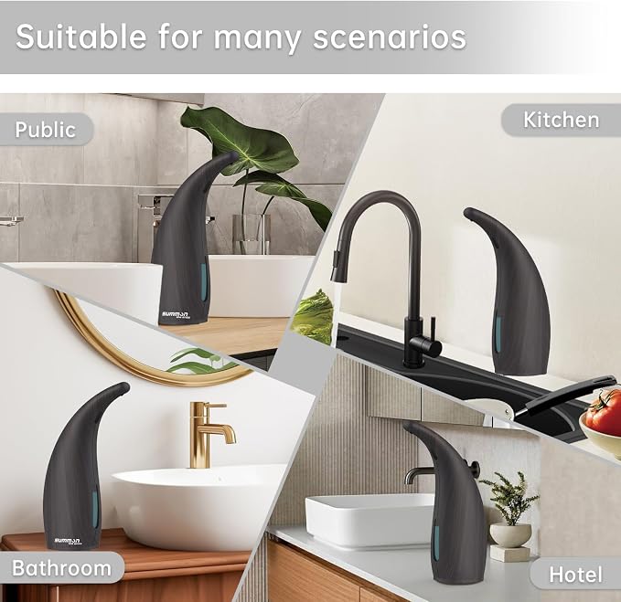 Automatic Soap Dispenser Touchless, 400ML Hand & Dish Countertop Electric - Image 5