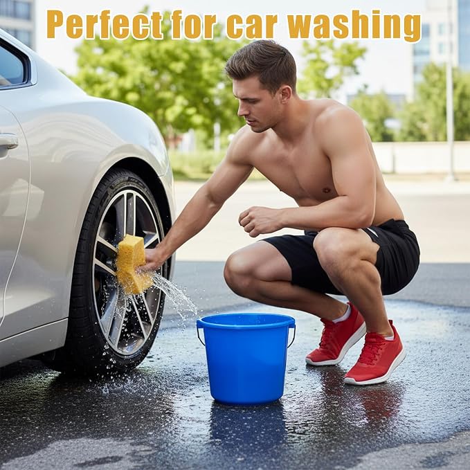 2Pcs Large Natural Sponges Household Cleaning Sponges Non-Scratch Cleaning - Image 4