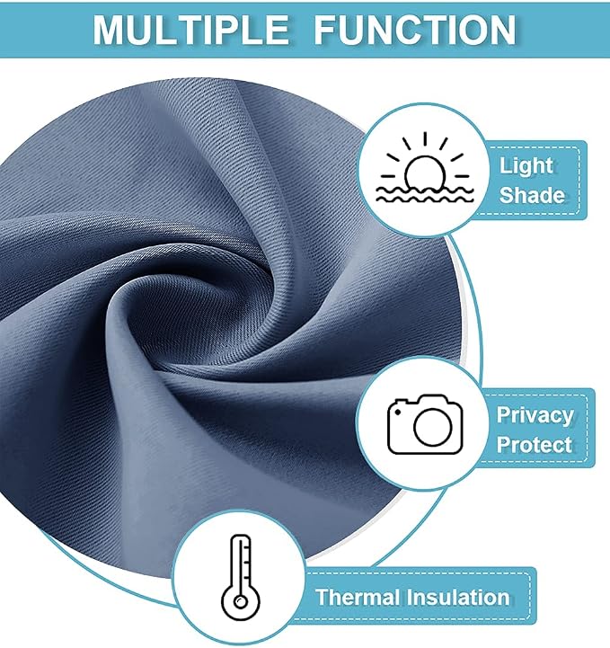 RYB HOME Blackout Curtains 84 inches Length - Image 6