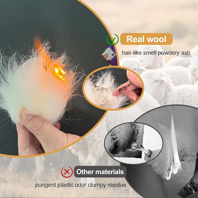 White Lambswool Extendable Duster, 32-98 Inch Bendable Wool Head - Image 7