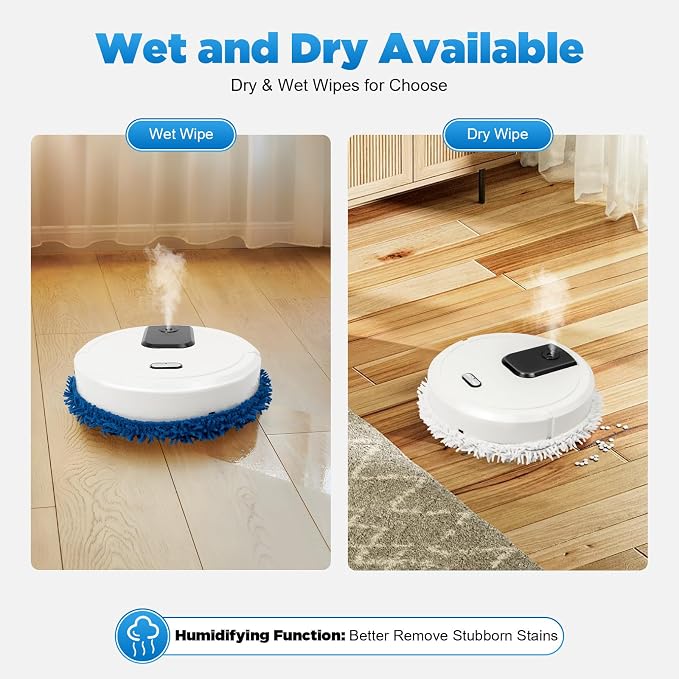 Smart Dust Auto Sweeper, Wet and Dry Mopping Sweeping Robot Auto Cleaner Floor - Image 6