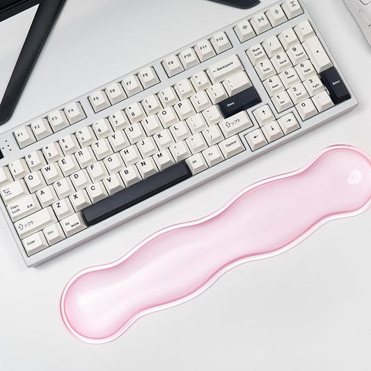 Clear Gel Keyboard Wrist Rest, Cute Ergonomic Wrist Rest by Sumgsn