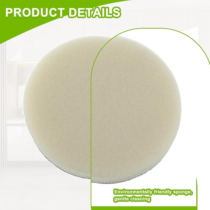 16pcs Foam Pads Power Scrubber Pads Set Electric Scrubber Replacement Scouring - Image 3