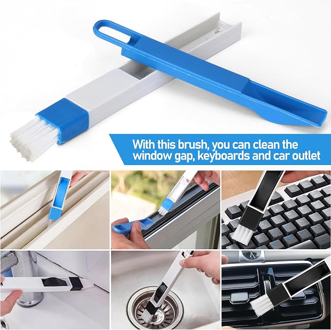 Palksky Window Track Cleaner Set, Window Groove Cleaning Brush Tools, 7 Pieces - Image 4