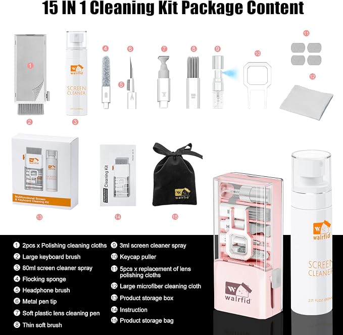 walrfid Laptop Keyboard Cleaner Kit - Image 2