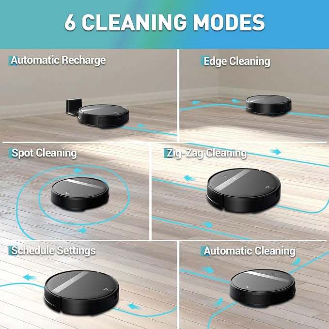 Robot Vacuum and Mop Combo for Pet Hair & Large Homes – Smart App/Voice - Image 5