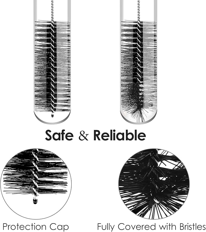Black Nylon Cleaning Brush Set, Suitable - Image 6