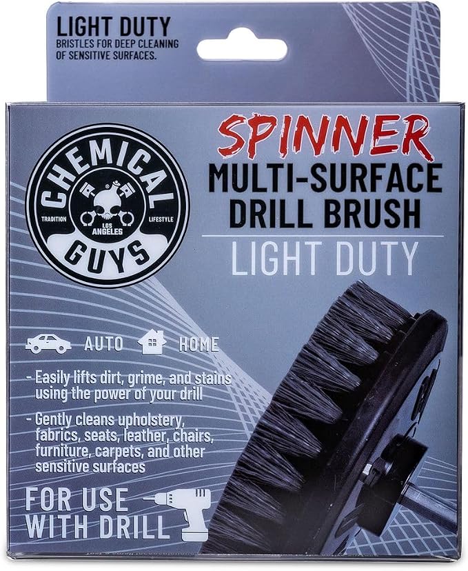Chemical Guys ACC506 Light Duty Spinner Multi-Surface Drill Brush Attachment - Image 3