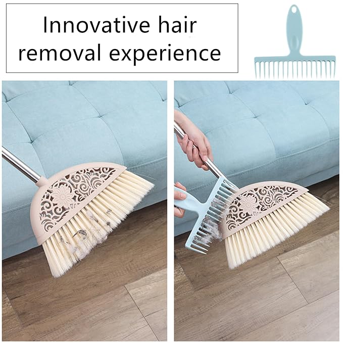 2 Pcs Broom Comb Hair Removal Comb Cleaning Brush - Image 5
