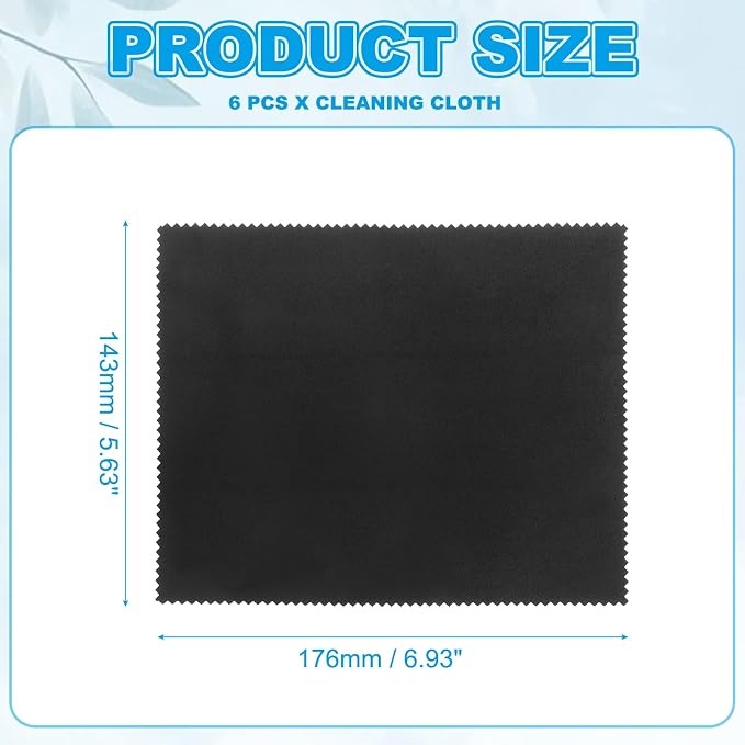 PATIKIL Glasses Cleaning Cloth 7" x 5.6" - Image 2
