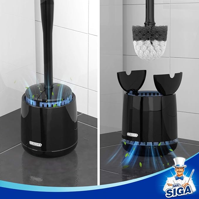 MR.SIGA Toilet Bowl Brush and Holder, - Image 3