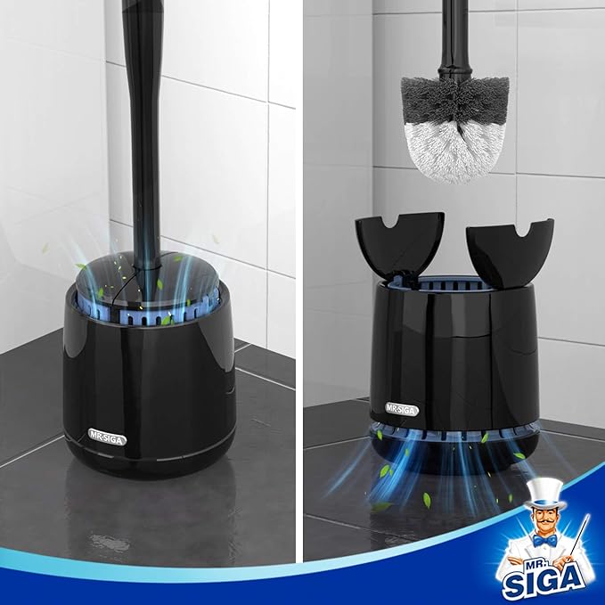 MR.SIGA Premium Toilet Bowl Brush Replacement Head, 2 Pack - Image 7