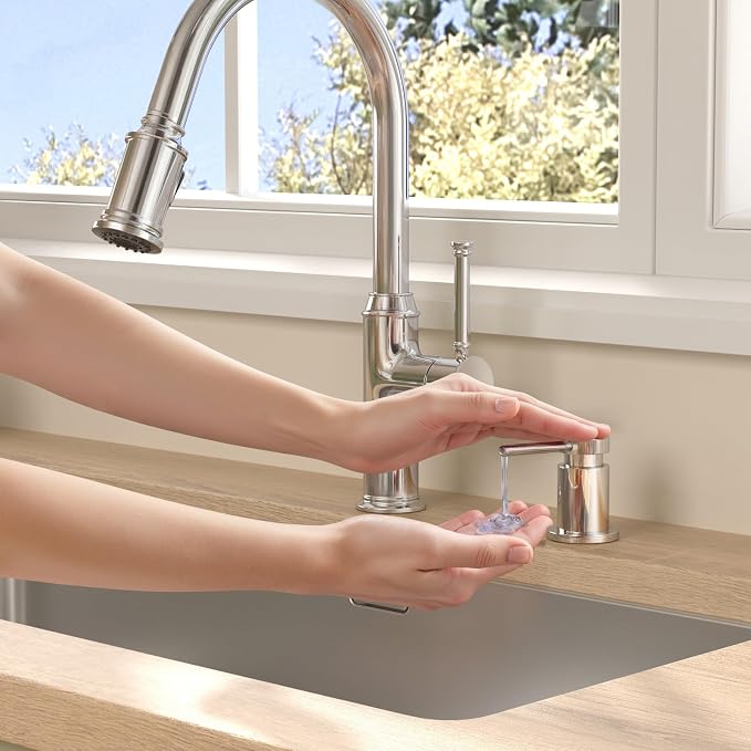 Lava Odoro Chrome Soap Dispenser - Image 5