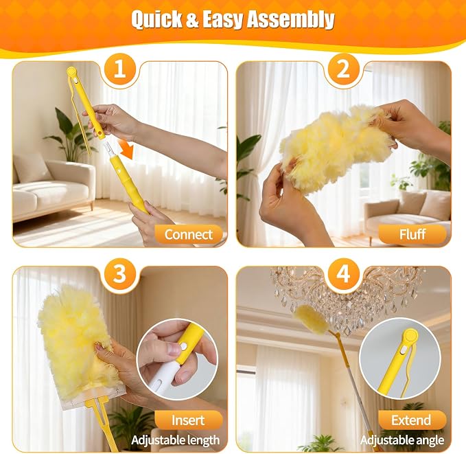 20 Count 360° Heavy Duty Duster Refills, Compatible - Image 6