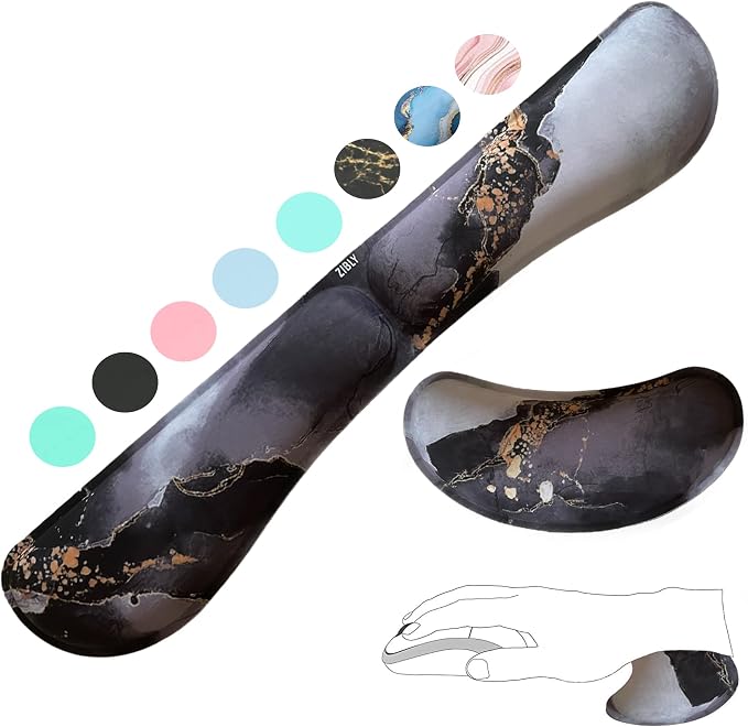 ZIBLY Wrist Rest Keyboard and Mouse Set by Zibly