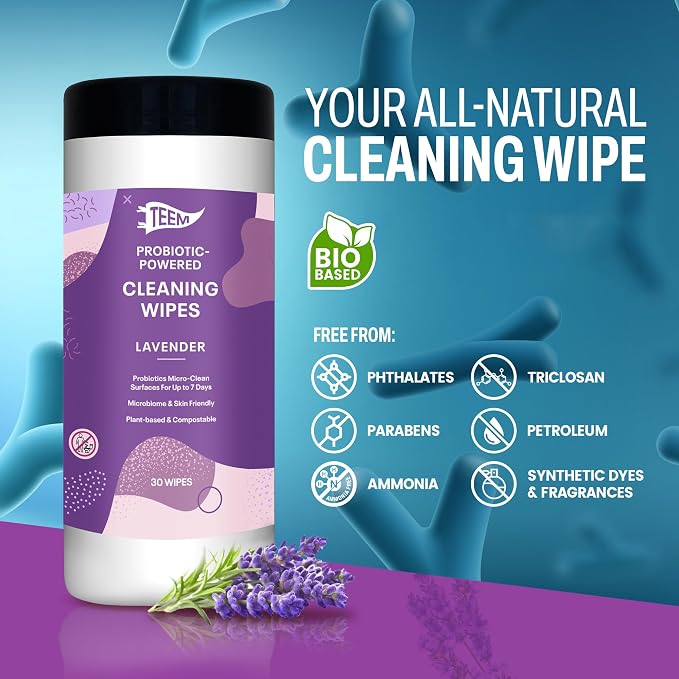 TEEM Probiotic Cleaning Wipes - Image 7