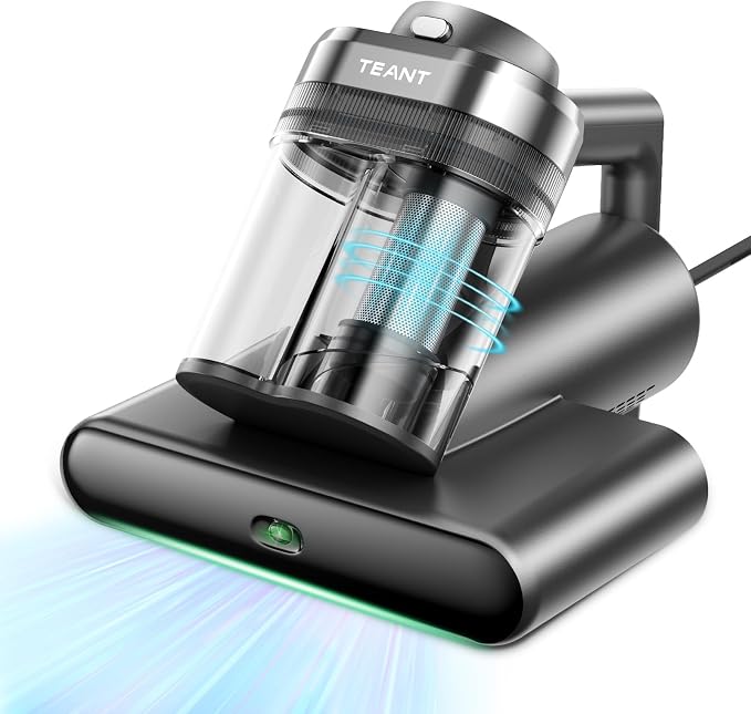 Powerful Mattress Bed Vacuum Cleaner, 2-Speed Mattress Vacuum by TEANT