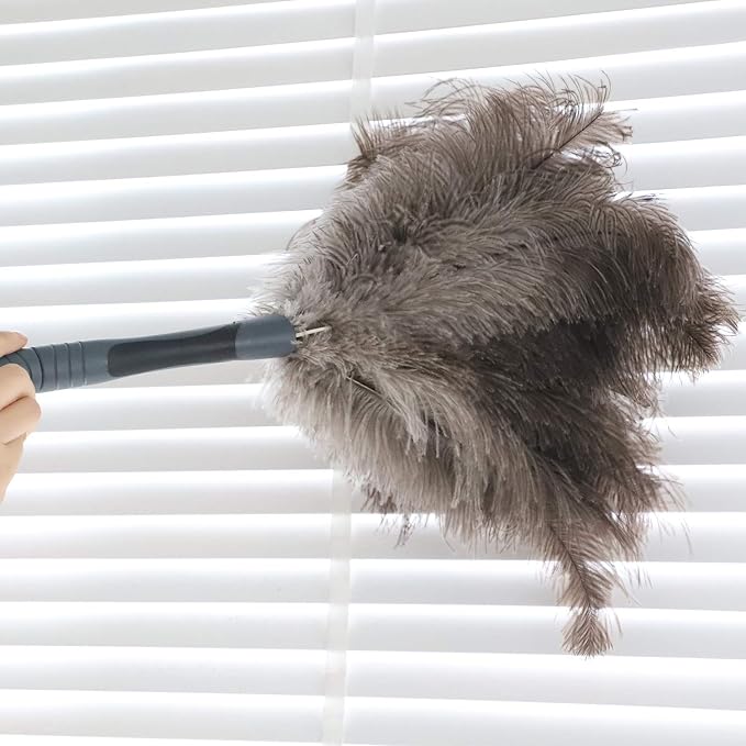 Ostrich Feather Duster, Big and Soft and Fluffy Microfiber Duster, 22 inch - Image 4