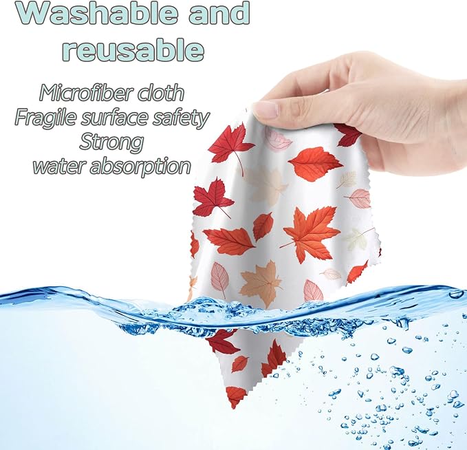 6 PCS Glasses Cleaning Cloth Eyeglass Lens Microfiber Cleaning Cloth Reusable - Image 6