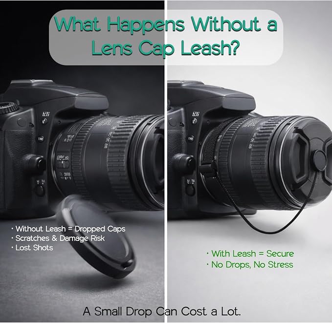 8 Pcs Lens Cap Leash Keeper Tether Holder - Image 4