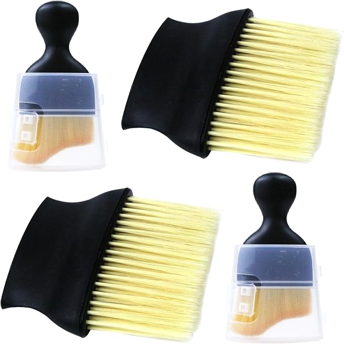 4 Pcs Auto Interior Dust Brush Set Soft Bristles Detailing Brush Dusting Tool by Naturahand