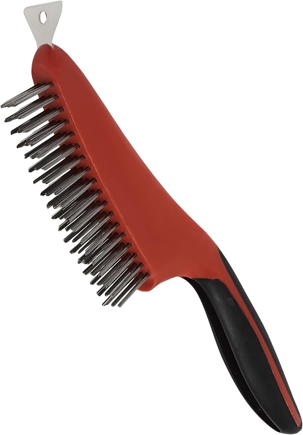 Red Devil 4164 13-Inch Soft Grip Stainless Steel Wire Brush by RedDevil