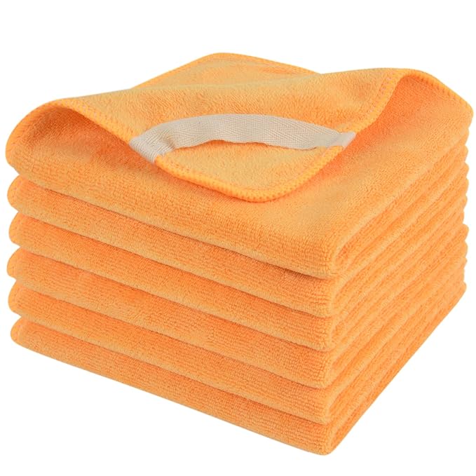 SINLAND Microfiber Facial Cloths Fast Drying Washcloth 12inch x 12inch by SINLAND