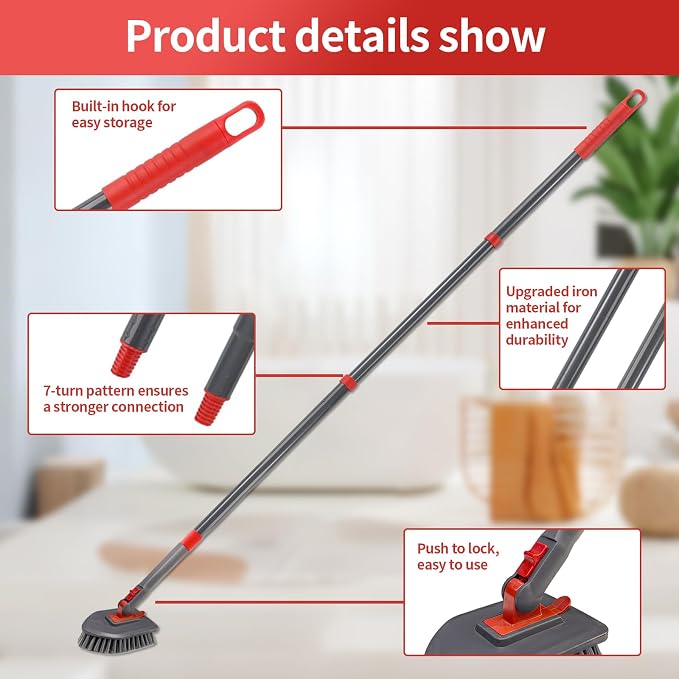 Tile Tub Scrubber Brush No Scratch - Image 8