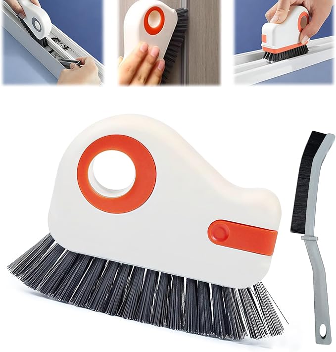 2 in 1 Groove Cleaning Brush, Track Cleaning Tools Suitable by Unknown