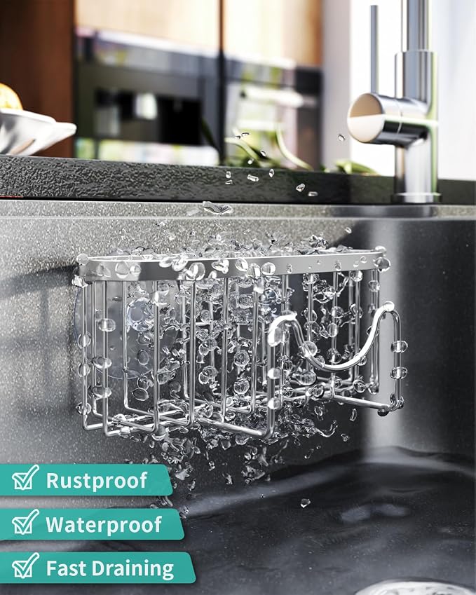 HapiRm Kitchen Sponge Holder for Sink - Image 4