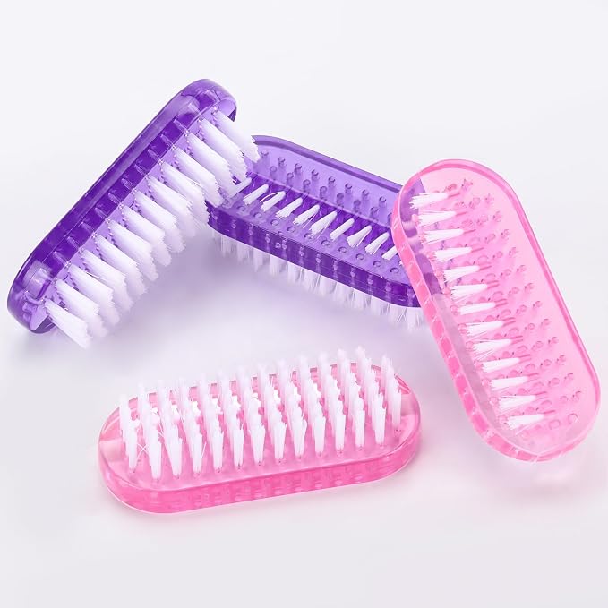 Nail Cleaning Brushes Plastic for Fingernails 2-Sided Non-Slip Brush Nail - Image 7
