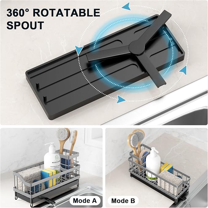 Kitchen Sink Caddy Organizer, Sponge Holder - Image 4