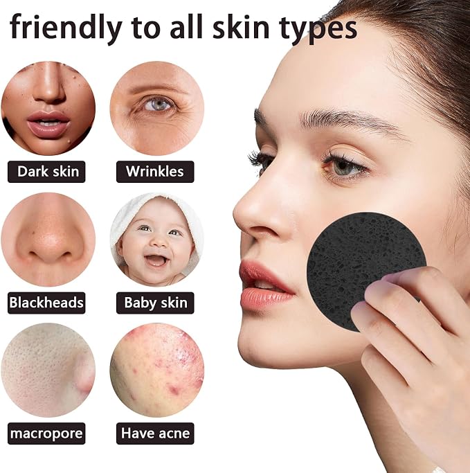 50-Count Large Compressed Facial Sponges - Image 2