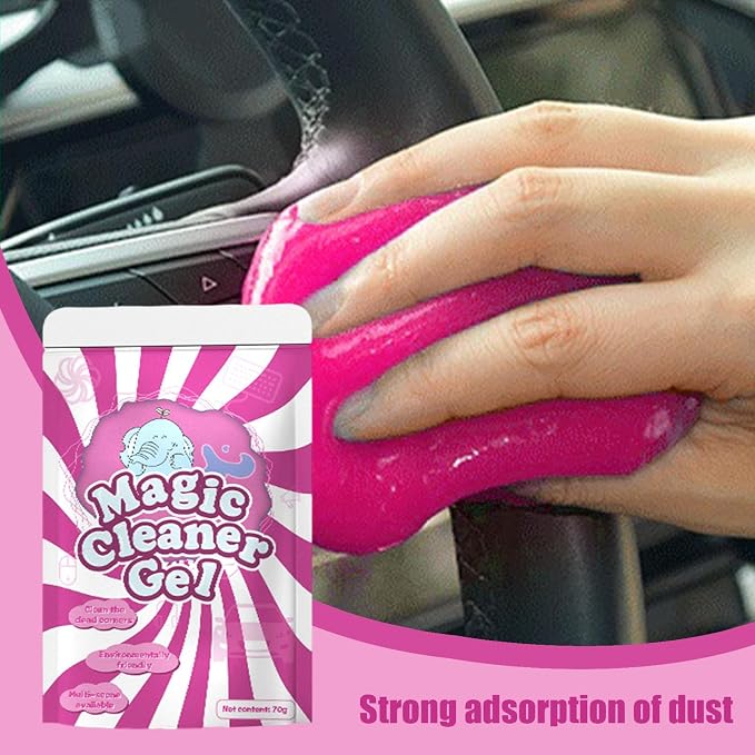 Car Cleaning Gel, Car Wash Interior Dust Remover Glue - Image 3