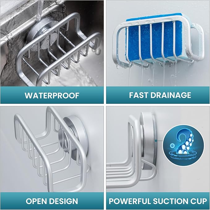 TAILI Sponge Holder for Kitchen Sink - Image 5
