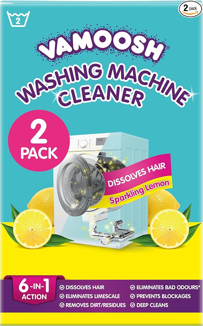 Vamoosh 6-in-1 Washing Machine Cleaner | Patented Pet Hair Dissolving by Vamoosh