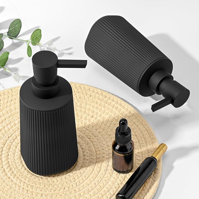 Black 2 Pack Hand Soap Dispensers - Image 6
