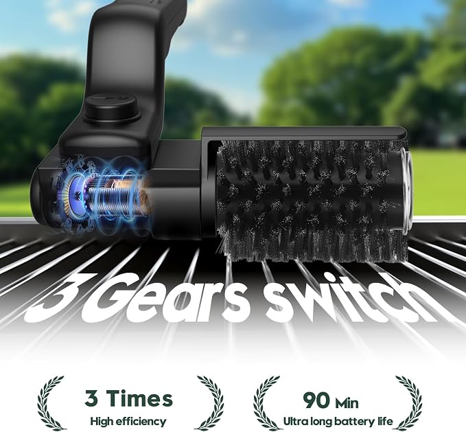 Juome Electric Grill Brush for Outdoor Grill, Cordless Rechargeable BBQ Grill - Image 4