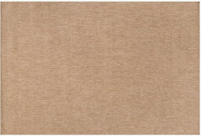 Washable Easy Jute Rug 2x3, Indoor Outdoor Doormat Natural Color Farmhouse Area Rugs for Living Room, Kitchen Rug High Traffic Area, Easy Clean Solid Boho Woven Design Outside Carpet (2 X 3 Natural)