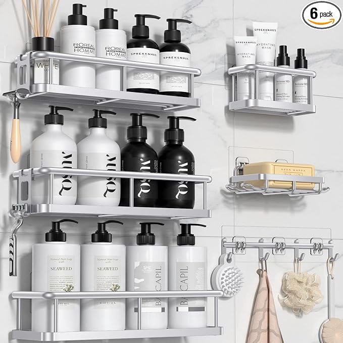 YASONIC Shower Caddy, Large Capacity Bath Organizer by YASONIC