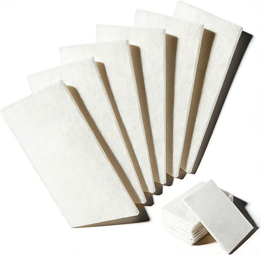 12PCS White Non Woven Pads & Non Scratch Scrubbing Pads 4x6 Inch Light Duty by Unknown