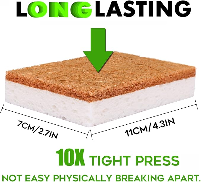 Biodegradable Natural Kitchen Sponge，Eco Friendly Sponges - Image 4