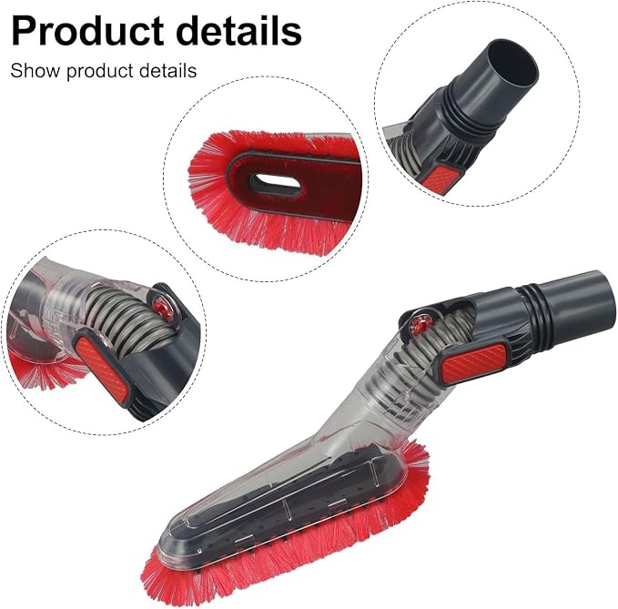32mm Flexible Soft Vacuum Dusting Brush - Image 3