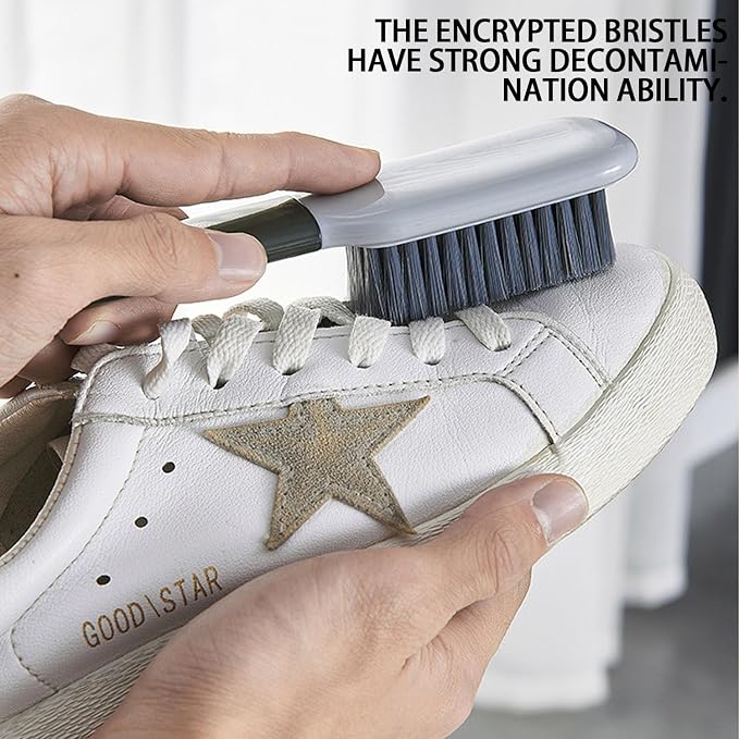 2 Pack Shoe Brush, Shower Cleaning Brush, Scrub BrushComfort Grip, Kitchen - Image 2