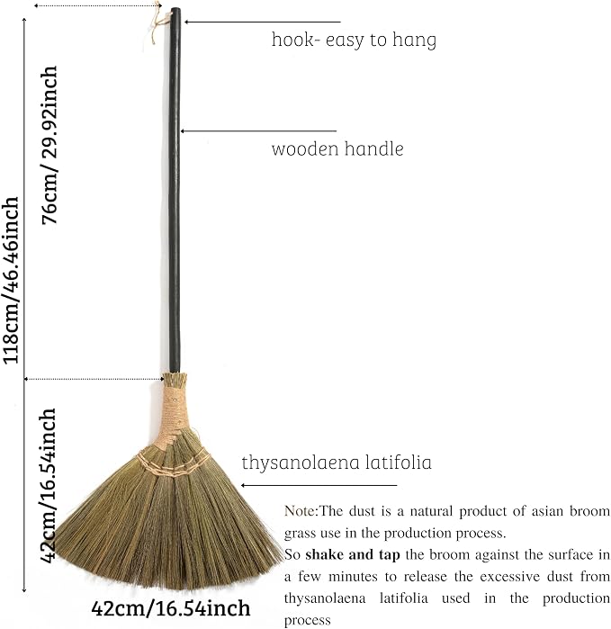 Vietnamese Broom 46.46inch Length - Image 2