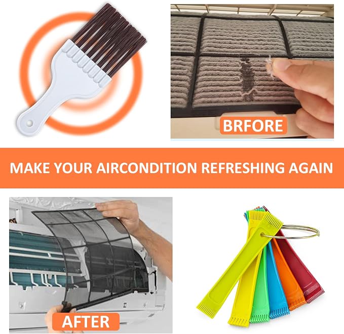 【Upgraded】 Air Conditioner Condenser Fin Comb Set Include FCR6 Fin Comb and - Image 6