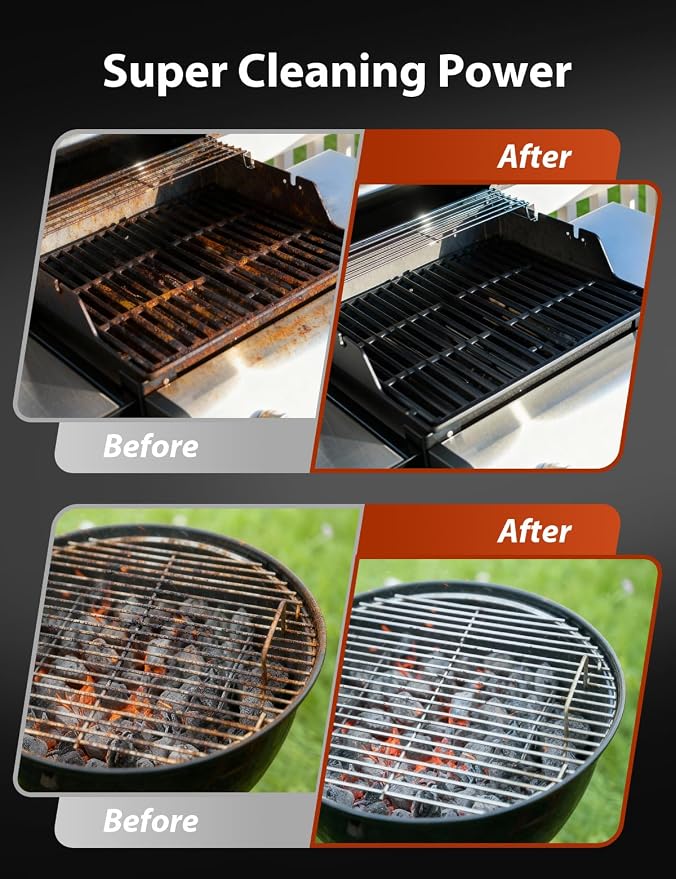 Grill Brush Bristle Free for Outdoor Grill, Grill Brush Bristle Free - Image 5